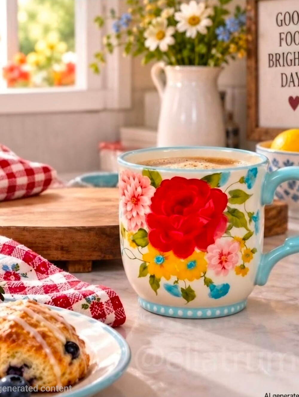 One The Pioneer Woman Sweet Rose Mug Previously